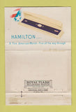 Matchbook Cover - Hamilton Watches Leckey Dickey Bakersfield CA WORN 40 Strike