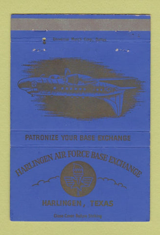 Matchbook Cover - Harlingen Air Force Base TX WEAR 40 Strike