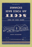 Matchbook Cover - Scott Air Force Base IL 40 Strike