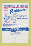 Matchbook Cover - Whitehouse Trucking Toledo OH 40 Strike