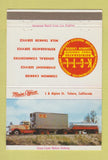 Matchbook Cover - Kings County trucking San Francisco Fresno Tulare CA 40 Strike