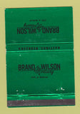 Matchbook Cover - Brand Wilson Mortuary Hastings NE 40 Strike