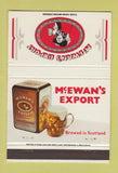 Matchbook Cover - McEwan's Export Beer Scotland 40 Strike
