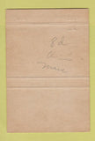 Matchbook Cover - Strategic Air Command SAC military Deterrent Force 40 Strike