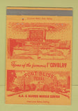 Matchbook Cover - Fort Bliss TX Military PX WEAR 40 Strike