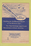 Matchbook Cover - Lackland Air Force Base San Antonio TX 40 Strike