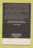 Matchbook Cover - The Flame Duluth MN restaurant 40 Strike