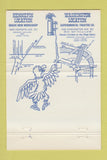 Matchbook Cover - Dudley Riggs' Cafe Theater Comedy Minneapolis MN 40 Strike