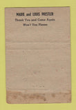 Matchbook Cover - Pig n Whistle Kalamazoo MI ADVANCE WORN 40 Strike
