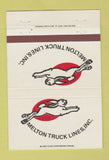 Matchbook Cover - Melton Truck Lines Trucking LA 40 Strike