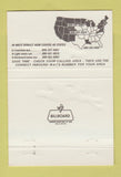 Matchbook Cover - Melton Truck Lines Trucking LA 40 Strike
