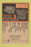 Matchbook Cover Roehlk Spring Body Trailers trucking St Louis MO WEAR 40 Strike