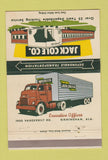 Matchbook Cover - Jack Cole Trucking Birmingham AL 40 Strike
