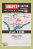 Matchbook Cover - Haley's Dodge Plymouth Washington DC 40 Strike