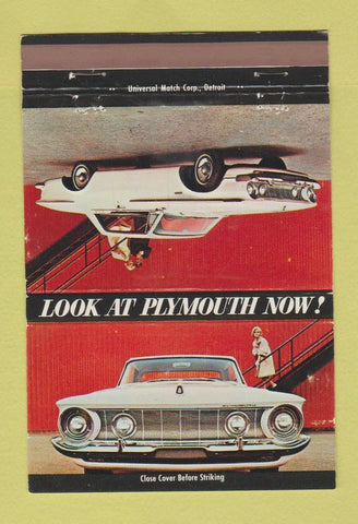 Matchbook Cover - Plymouth 1962 40 Strike