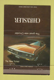 Matchbook Cover - Chrysler New Yorker Lavelle Motors Muncy PA 40 Strike