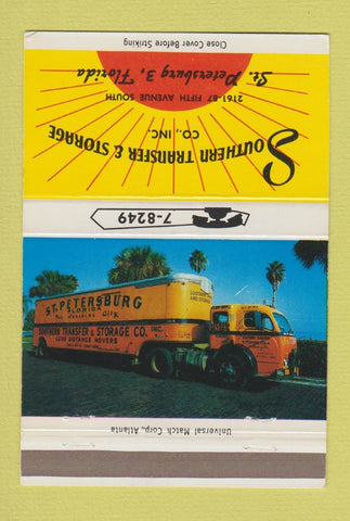 Matchbook Cover - Southern Transfer Trucking St Petersburg FL 40 Strike