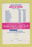 Matchbook Cover - Southern Transfer Trucking St Petersburg FL 40 Strike