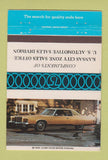Matchbook Cover - 1975 Chrysler LeBaron Kansas City MO Zone 40 Strike