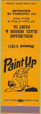 Matchbook Cover - Burlingame Glass Mirror Paint CA yellow