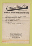 Matchbook Cover - Boulevard Transfer Trucking Detroit MI 40 Strike