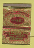 Matchbook Cover - IRC&D Trucking Richmond IN 1968 40 Strike