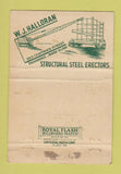 Matchbook Cover - WJ Halloran Trucking Providence RI WEAR 40 Strike
