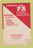 Matchbook Cover - Fort Riley KS PX military 40 Strike