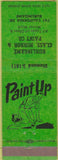 Matchbook Cover - Burlingame Glass Mirror Paint CA green