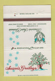 Matchbook Cover - Brasserie Saint Germain Manhasset NY Christmas #1 40 Strike