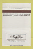Matchbook Cover - Acuff Rose Publications Nashville TN 40 Strike