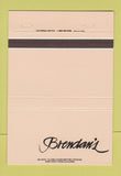 Matchbook Cover - Brendan's Buffalo NY 40 Strike