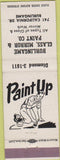 Matchbook Cover - Burlingame Glass Mirror Paint CA white