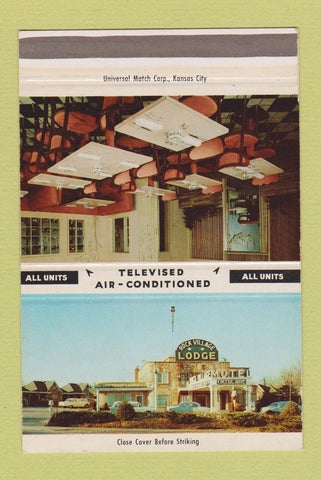 Matchbook Cover - Rock Village Lodge Springfield MO 40 Strike