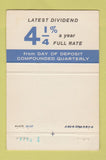 Matchbook Cover - Lincoln Savings Bank Brooklyn NY Top Hat 40 Strike