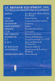 Matchbook Cover - JE Brinker Petroleum Marketing Oakland CA oil gas 40 Strike