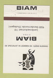 Matchbook Cover - Biam Dendermonde Belgium 40 Strike