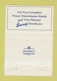 Matchbook Cover - Browning Power Transmission 40 Strike