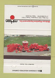 Matchbook Cover - Midcon Pipeline Equipment oil gas Houston TX 40 Strike