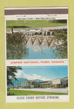 Matchbook Cover - Jasper National Park Canada AB 40 Strike