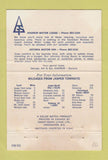 Matchbook Cover - Jasper National Park Canada AB 40 Strike