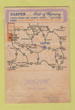 Matchbook Cover - Casper WY Tourism Commerce 40 Strike