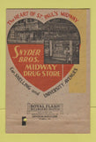 Matchbook Cover - Snyder Bros Drugs St Paul MN 40 Strike