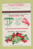 Matchbook Cover - The Schooner Freeport NY Christmas 40 Strike