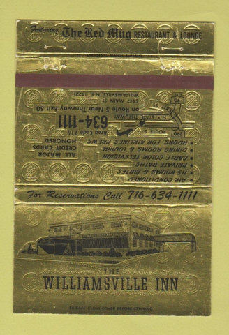 Matchbook Cover - Williamsville Inn NY Red Mug Restaurant 40 Strike