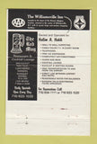 Matchbook Cover - Williamsville Inn NY Red Mug Restaurant 40 Strike