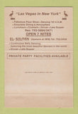 Matchbook Cover - Royal Air Marco Ibis & El Sultan New York City 40 Strike