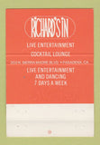 Matchbook Cover - Richard's In Pasadena CA 40 Strike
