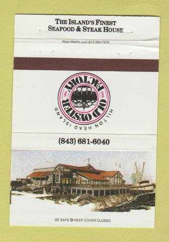 Matchbook Cover - Old Oyster Factor Hilton Head Island SC WEAR 40 Strike