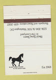 Matchbook Cover - Black Horse Tavern Washington DC 40 Strike